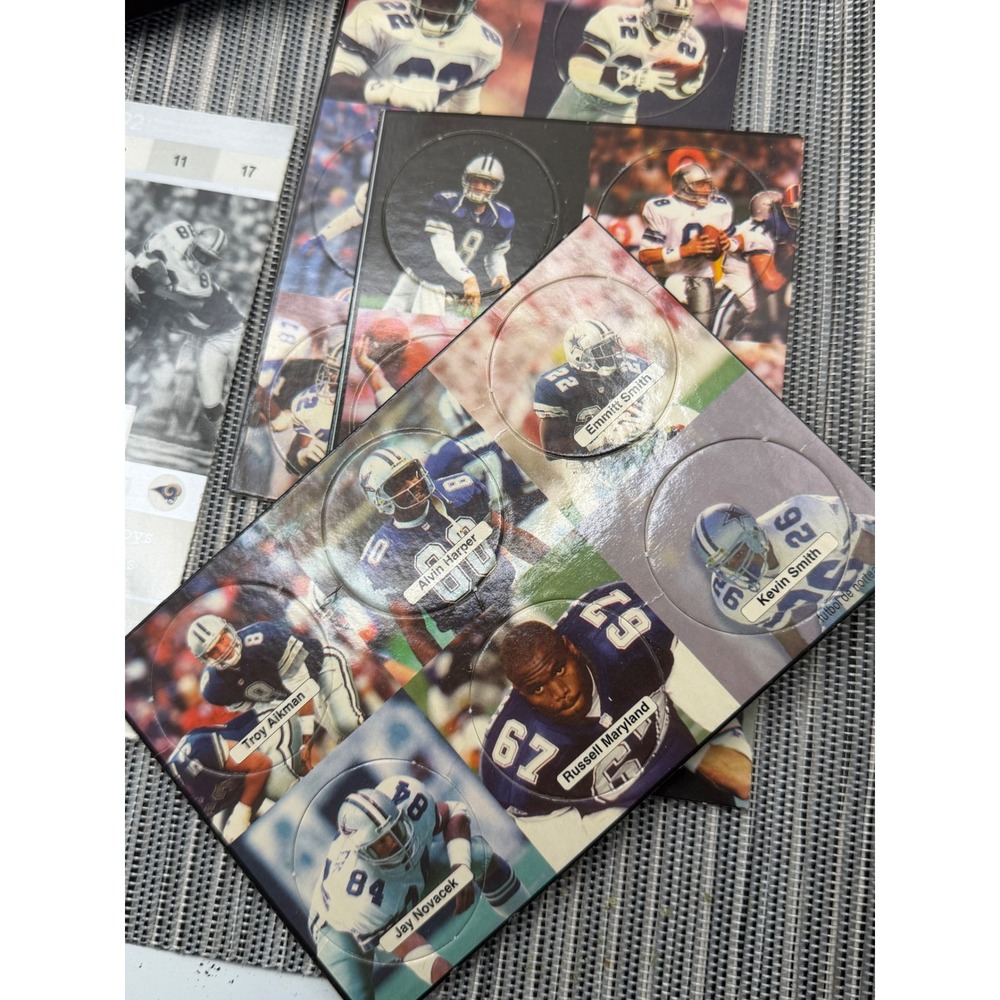 Dallas Cowboys Legends Medallion Collection 22 Coins 2007 Ticket Stubs Pogs Lot - Picture 4 of 12